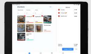 sumup pos screen